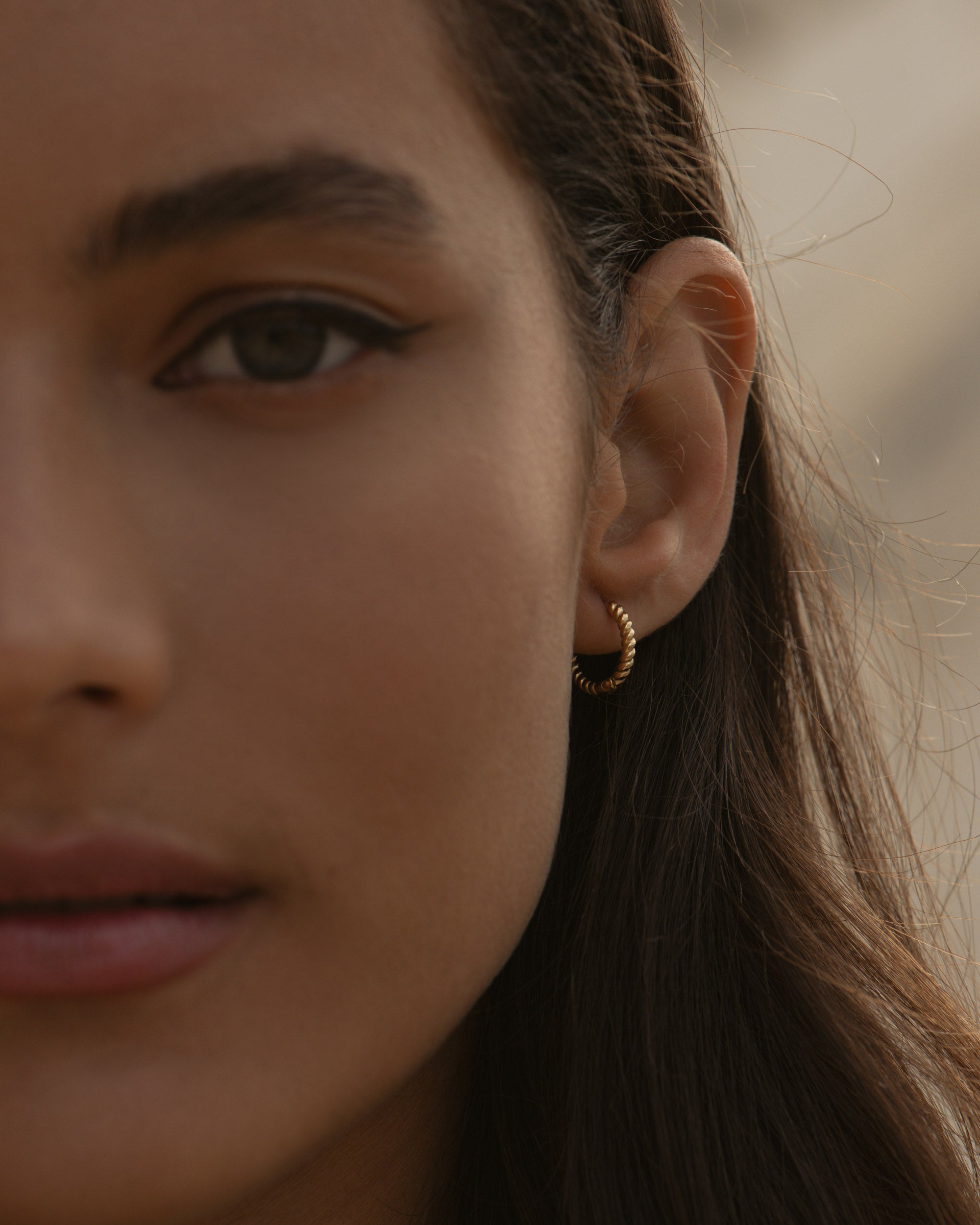 Anais Hoop Earrings